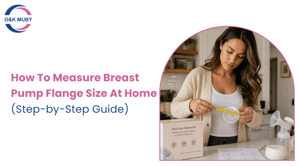 How to measure breast pump flange size at home
