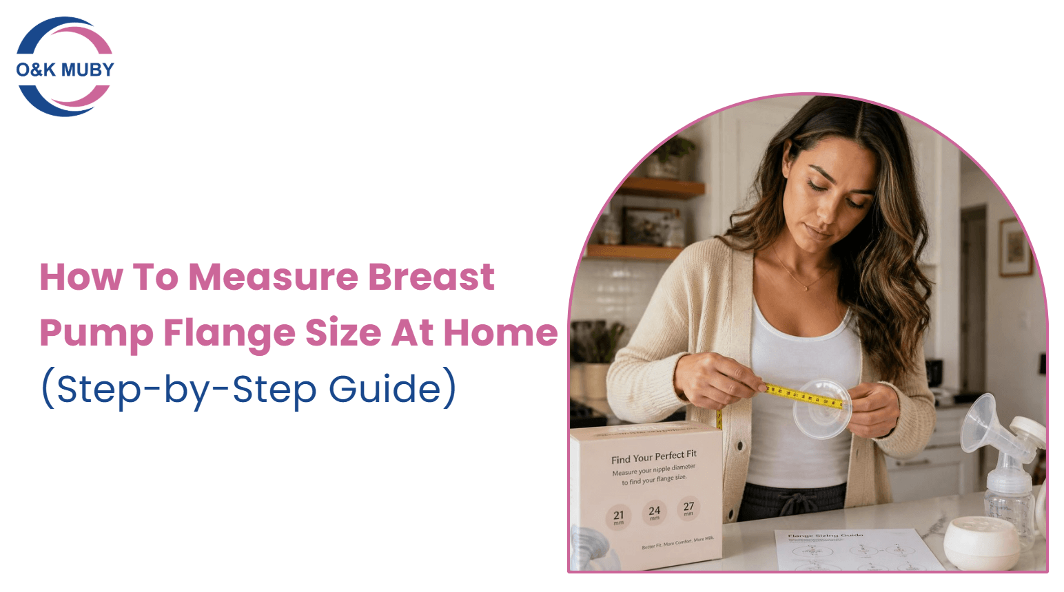 How to measure breast pump flange size at home